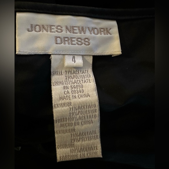 Jones New York Little Black Dress Size 4 - Picture 3 of 4